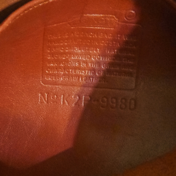 Vintage COACH Red Taft Leather Crossbody Bag #9980 – Classic & Rare - Picture 15 of 16